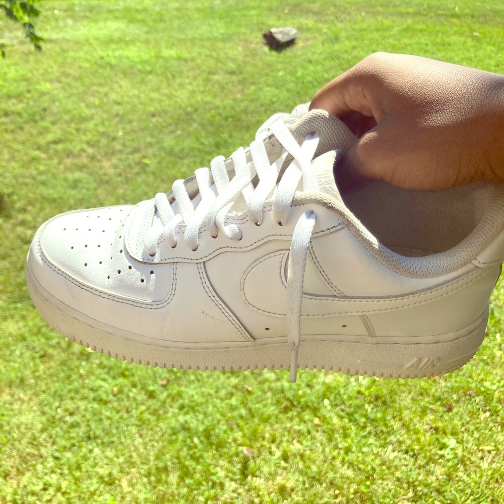 All White Air Force Ones